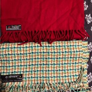 V. FRAAS Multicolor Cashmink Scarf